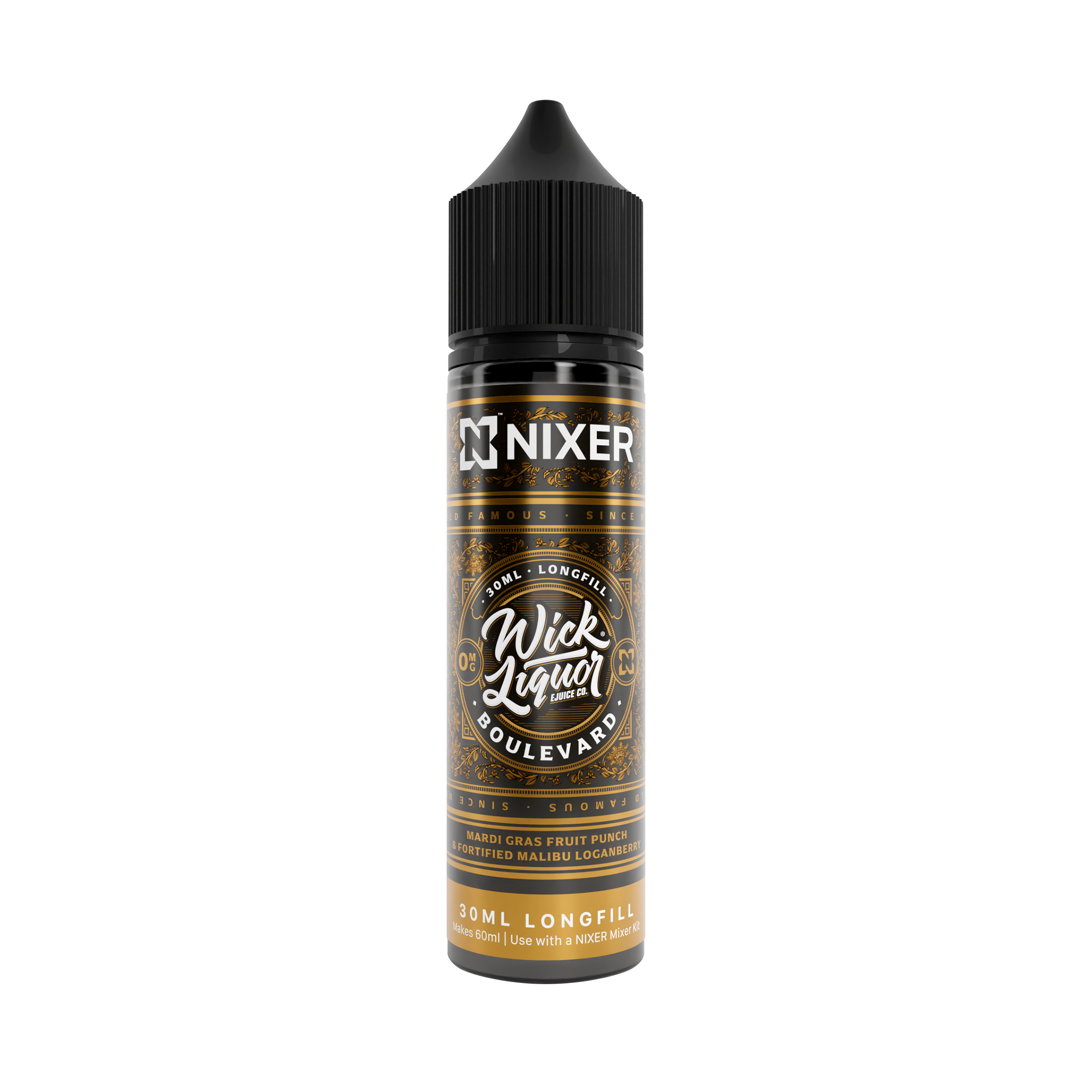 NIXER Bar, Fusion - Wick Liquor, Boulevard (Longfill)